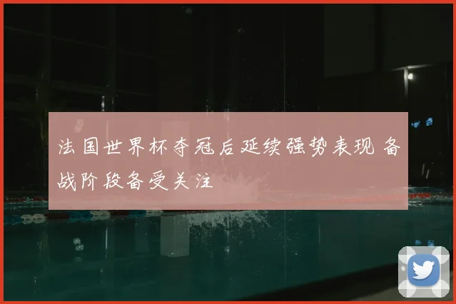 法国世界杯夺冠后延续强势表现 备战阶段备受关注