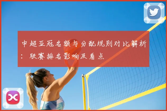 中超亚冠名额与分配规则对比解析：联赛排名影响及看点